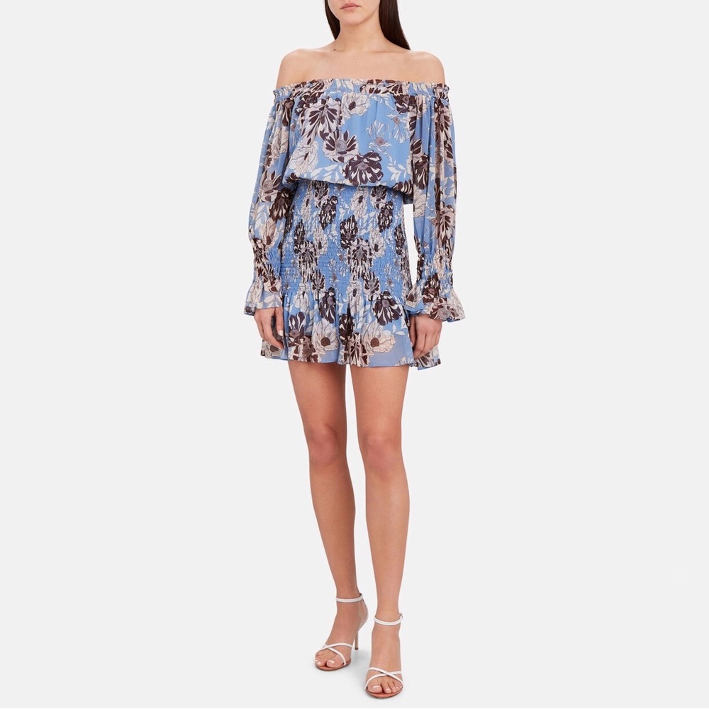 Alexis | Rezika Floral Off The Shoulder Mini‎ Dress Size S
